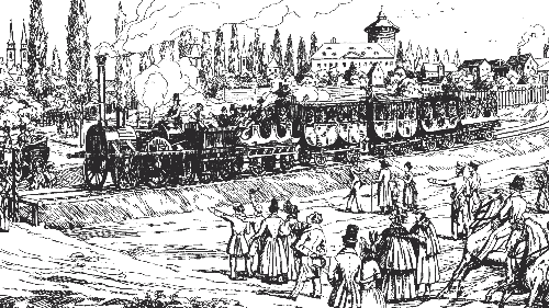 Bild der erste Eisenbahn